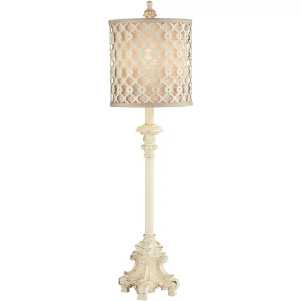 Regency Hill French Candlestick Traditional Buffet Table Lamp 34