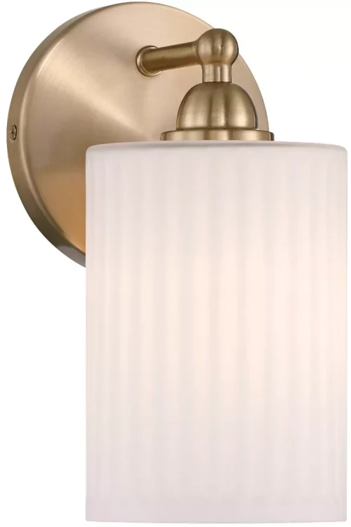 High Modern Wall Sconce Light Lamp Fixture Mount Bathroom Bedroom Bedside Hardwired Cordless Gold White Glass Shade