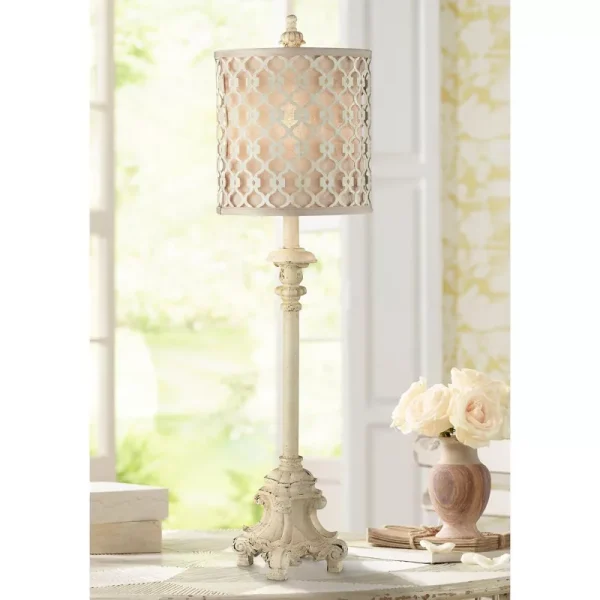 Regency Hill French Candlestick Traditional Buffet Table Lamp 34 - Image 2
