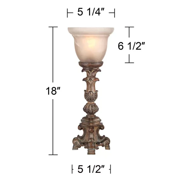 Regency Hill French LED Uplight Desk Table Lamp 18" - Image 3